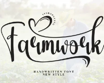 Farmwork Script Typeface font