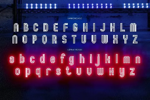 Zeneon font