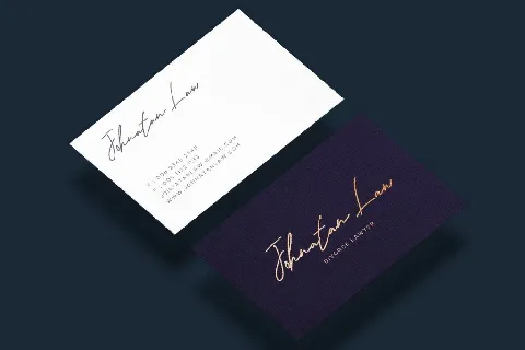 George Signature font