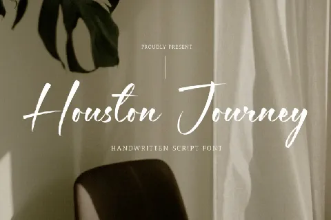 Houston Journey font