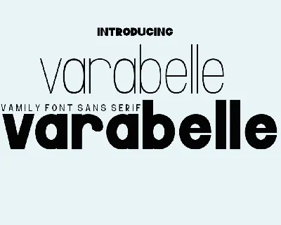 varabelle font