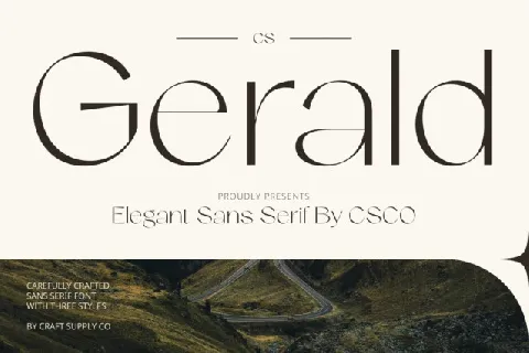 CS Gerald font