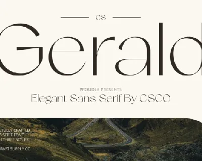 CS Gerald font