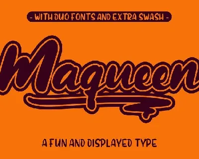 Maqueen Display font