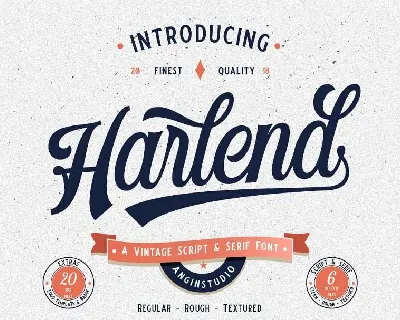 Harlend Typeface Free font