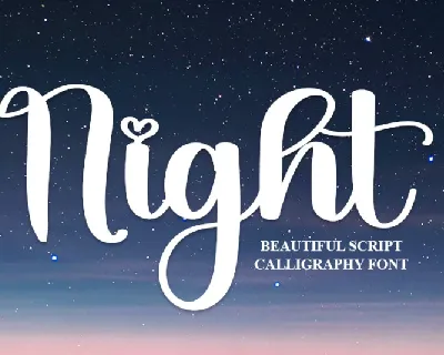 Night font