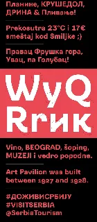Srbija Sans font