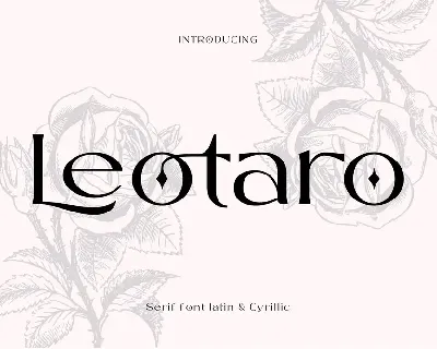 Leotaro font