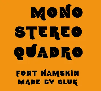 Namskout font family