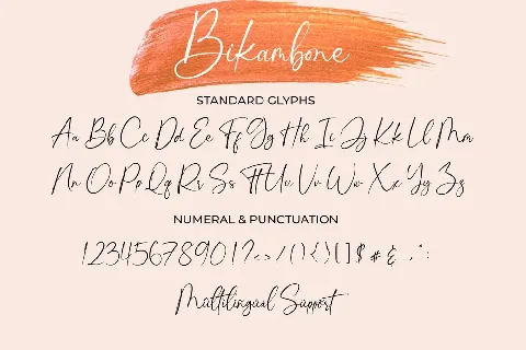 Bikambone font