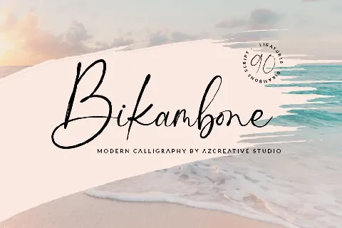 Bikambone font