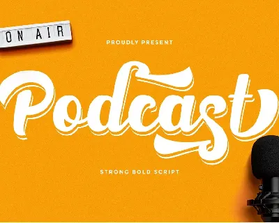 Podcast font