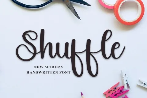Shuffle font