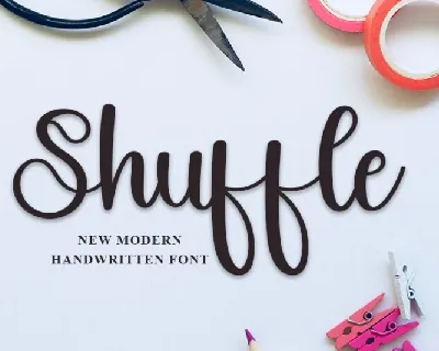 Shuffle font