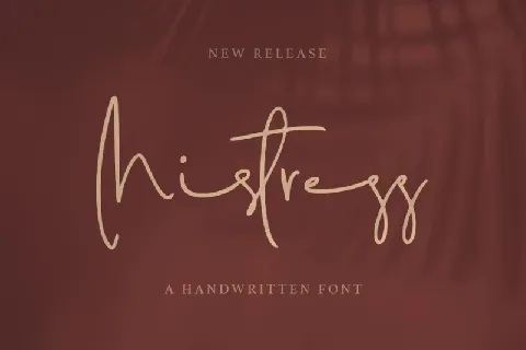 Mistress font