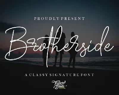 Brotherside Signature font