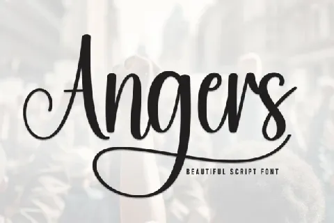 Angers Script font