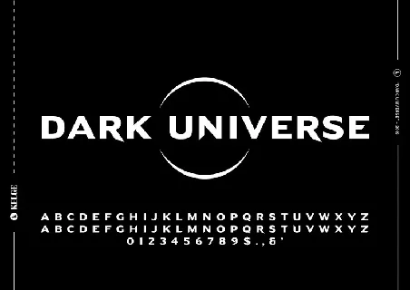 Dark Universe Free font