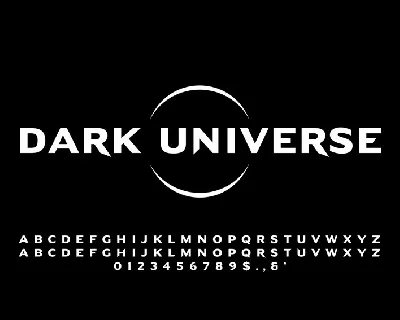 Dark Universe Free font
