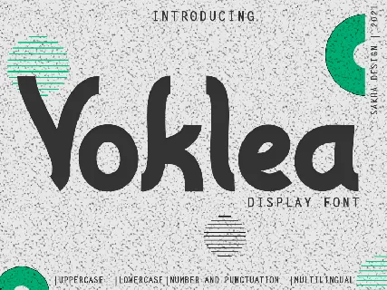 Voklea - Personal Use font