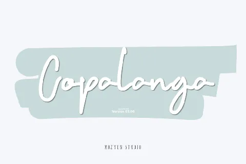 Copalanga font