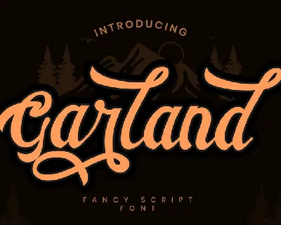 Garland font