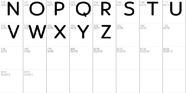 Lettercut font