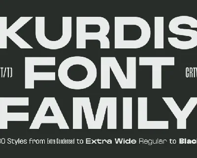 Kurdis Family font