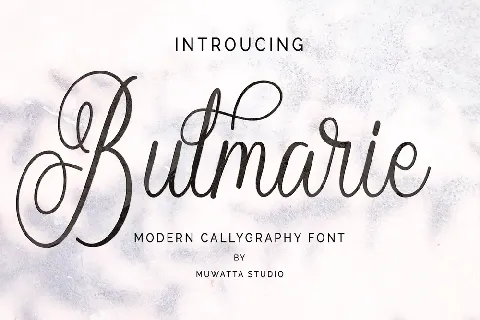 Bulmarie font