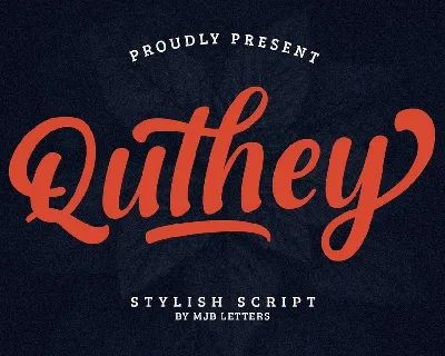 Quthey font