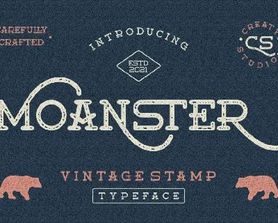 Moanster font