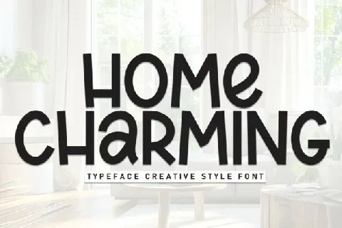 Home Charming Display font