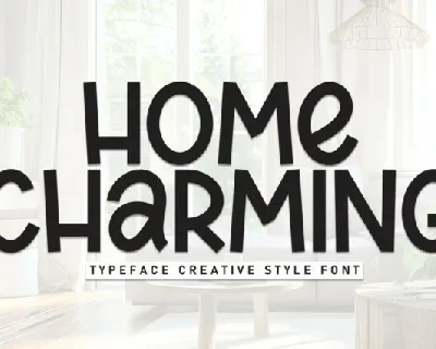 Home Charming Display font