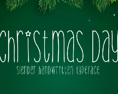 Christmas Day font