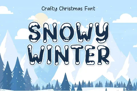 Snowy Winter font