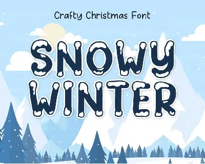 Snowy Winter font
