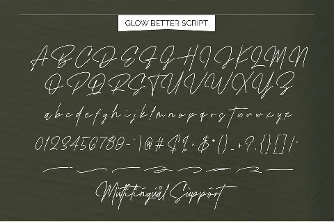 Glow Better font