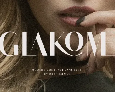 Glakome font