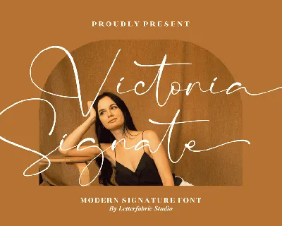 Victoria Signate font