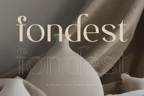 Fondest font