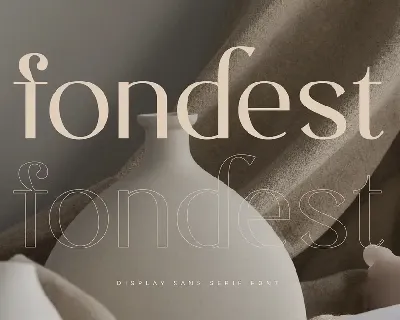 Fondest font