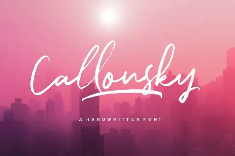 Callonsky font