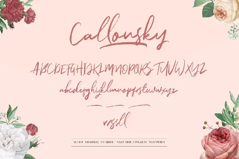 Callonsky font