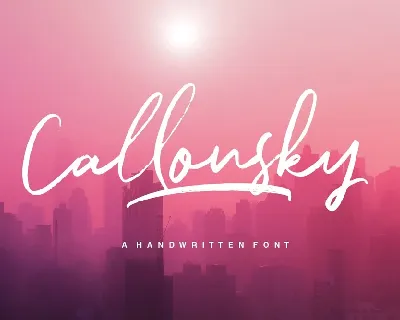 Callonsky font