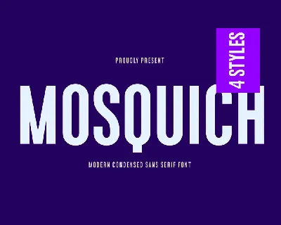 Mosquich font