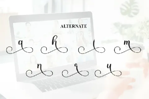 Virtual Calligraphy font