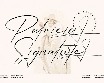 Patricia Signature font