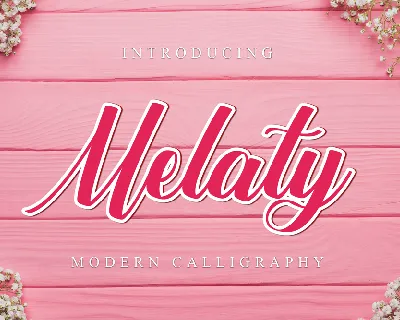 Melaty font