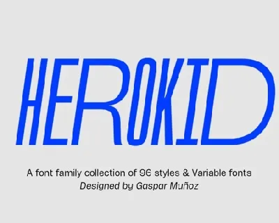 Herokid Family font