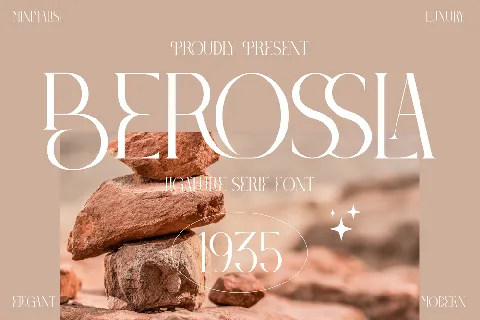 Berossla Serif font